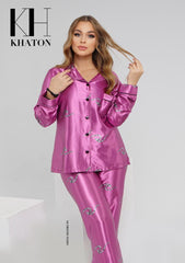 Satin pajamas set