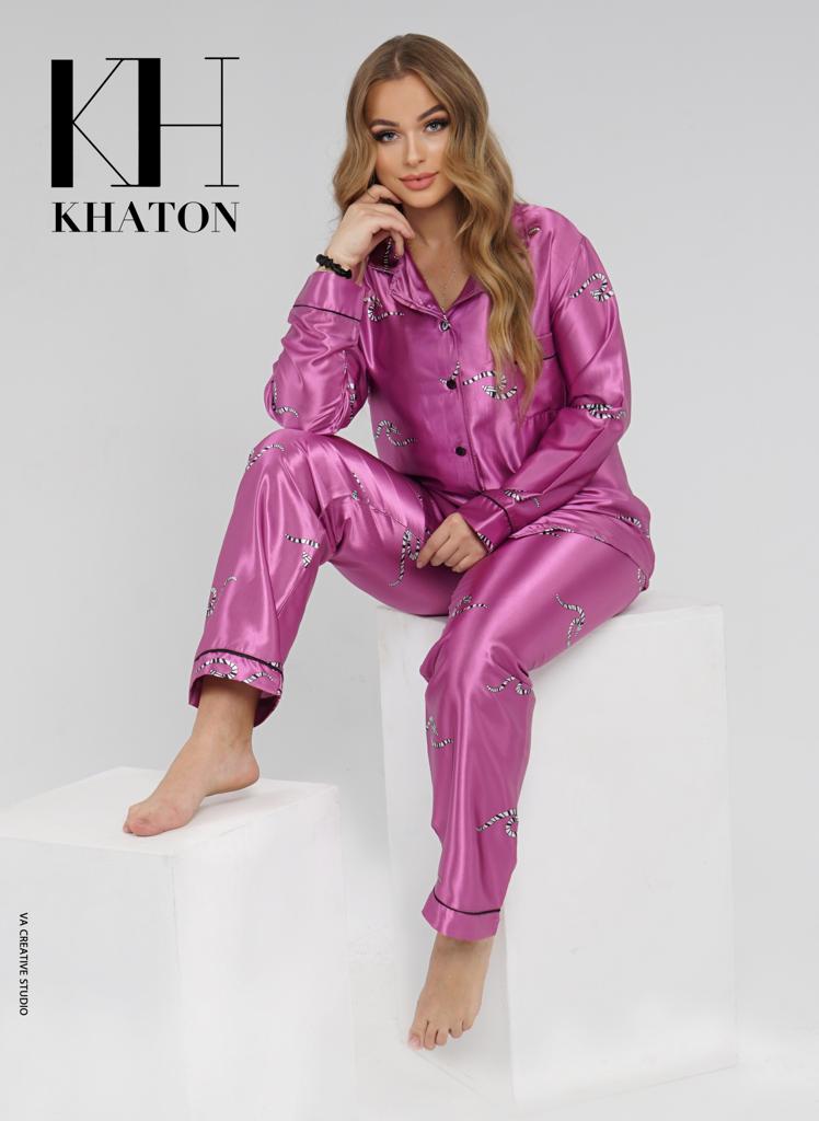 Satin pajamas set