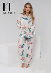 Satin pajamas set