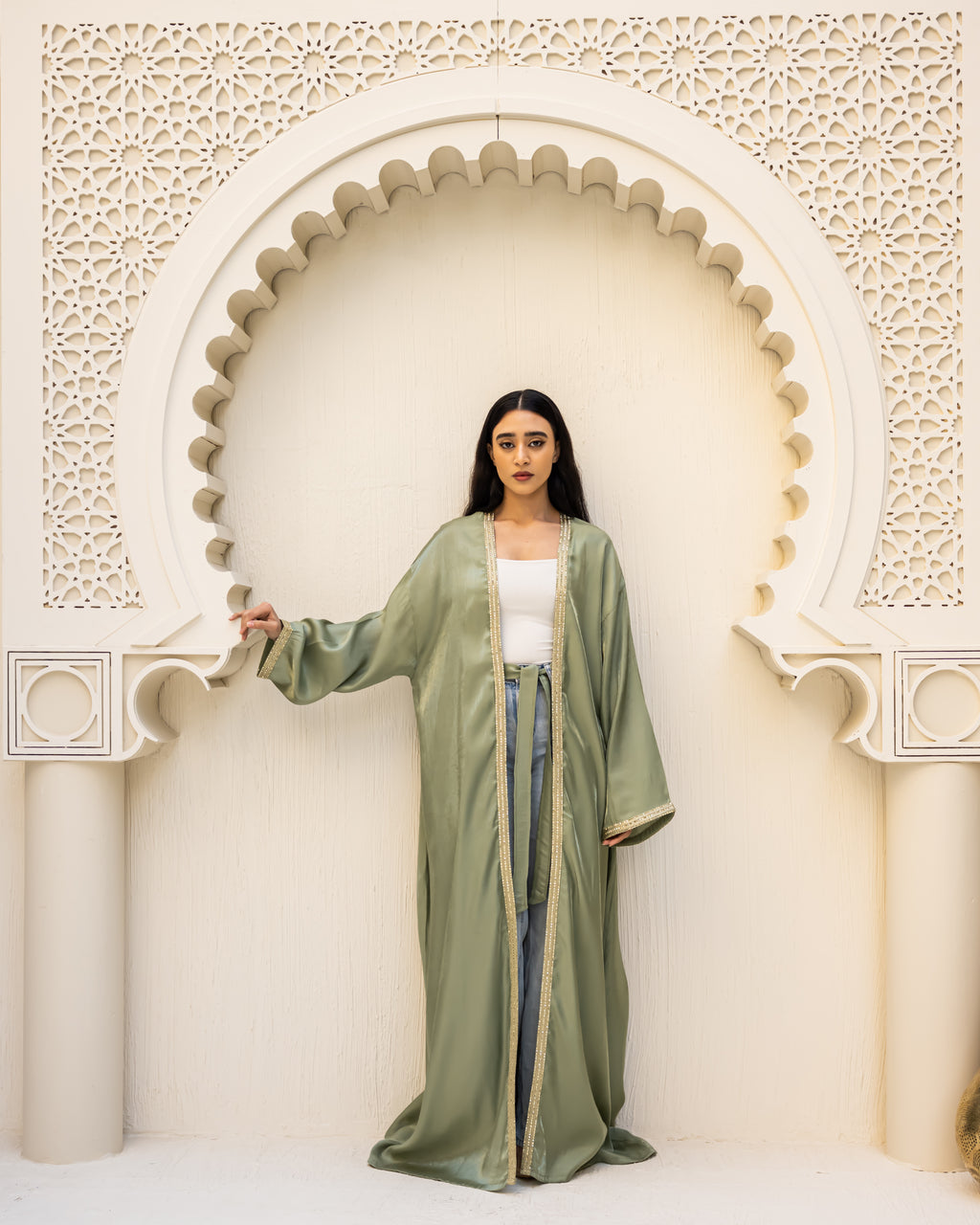 Nawarah Mint kaftan