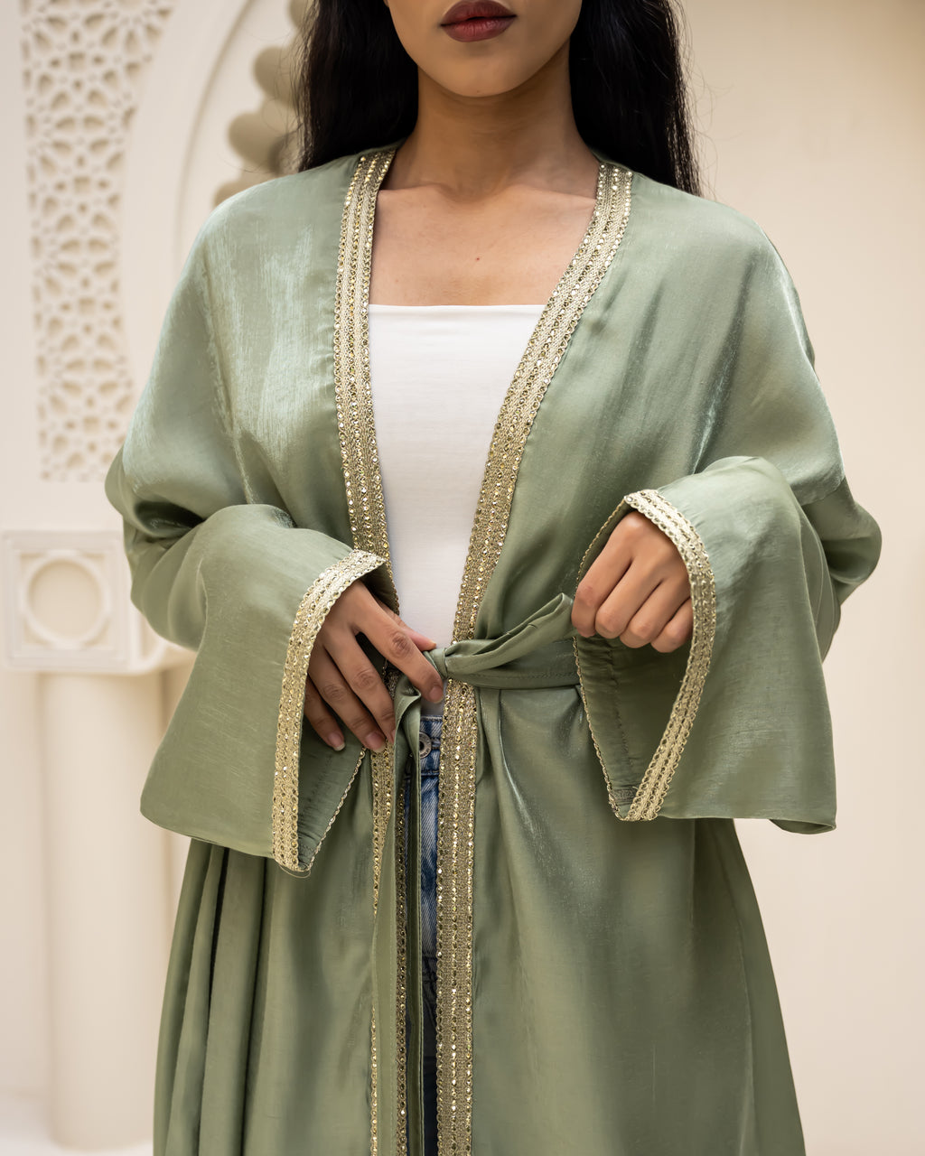 Nawarah Mint kaftan