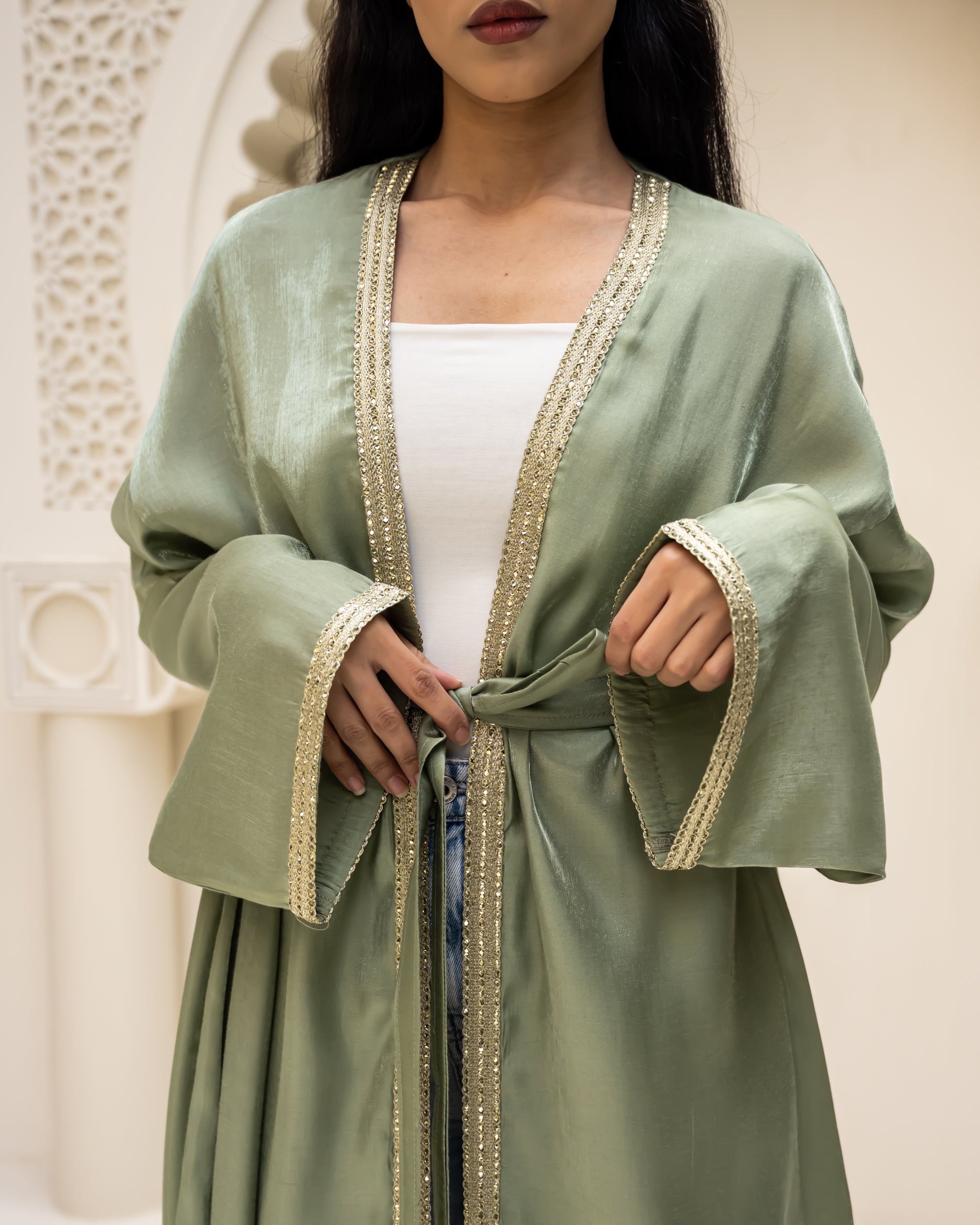 Nawarah Mint kaftan