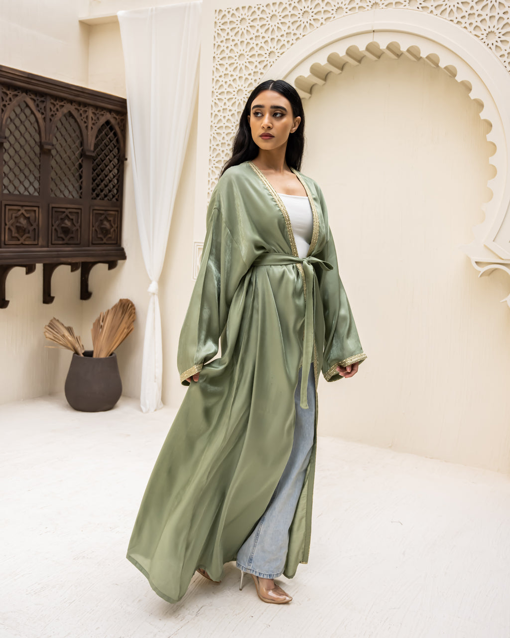 Nawarah Mint kaftan