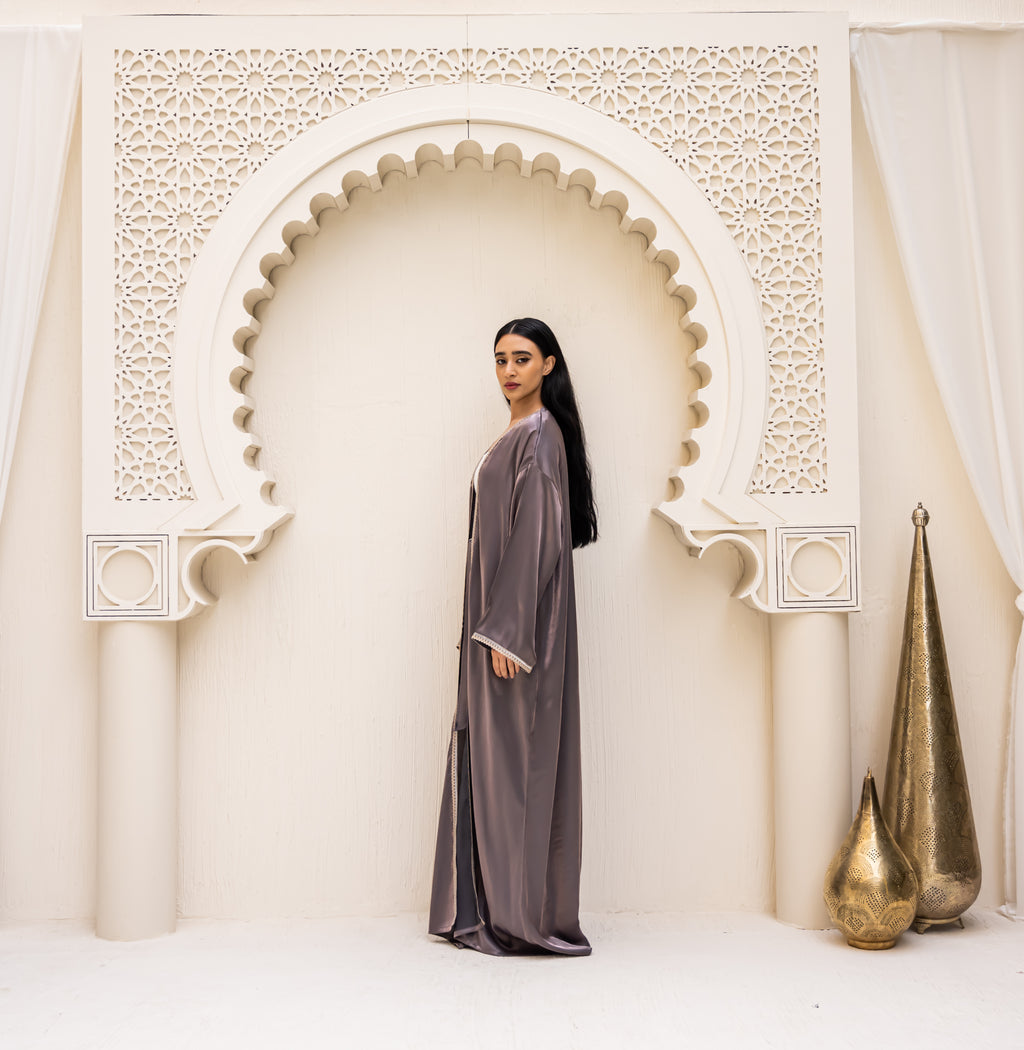 Nawarah purple kaftan