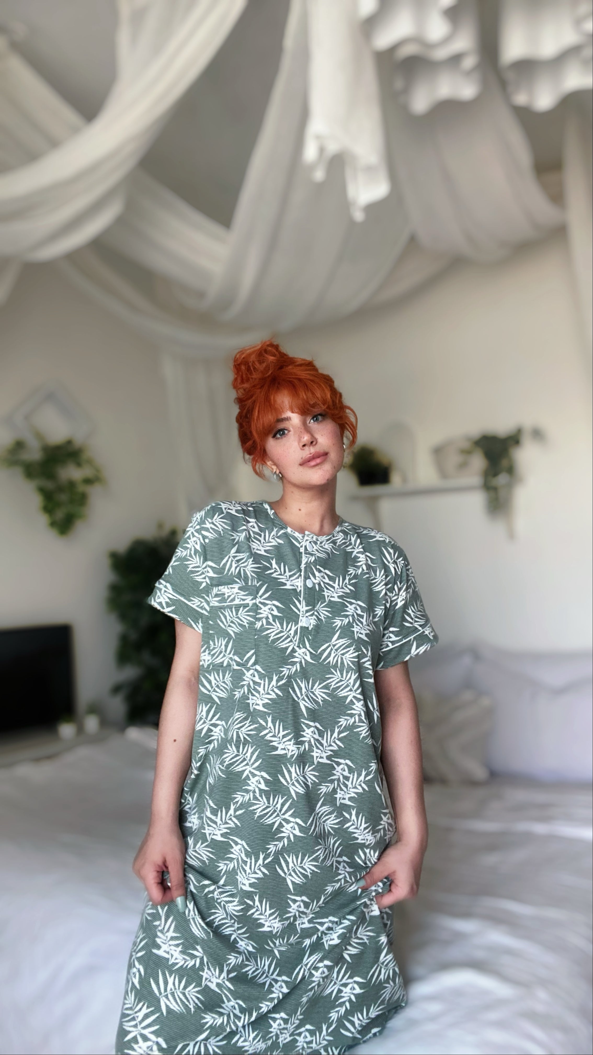 Floral Nightgown
