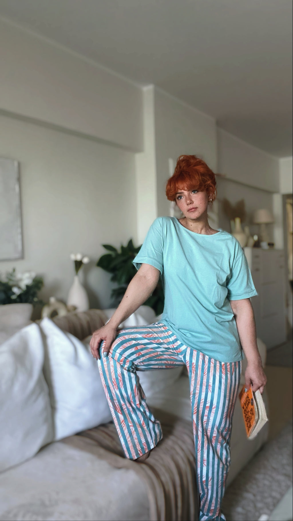 Shiny pajamas