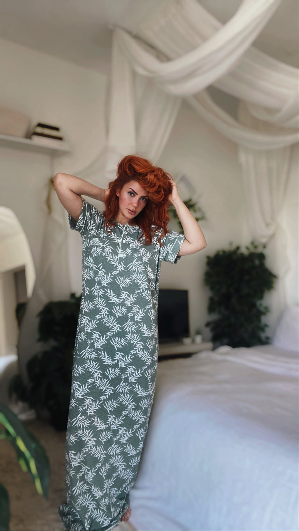 Floral Nightgown