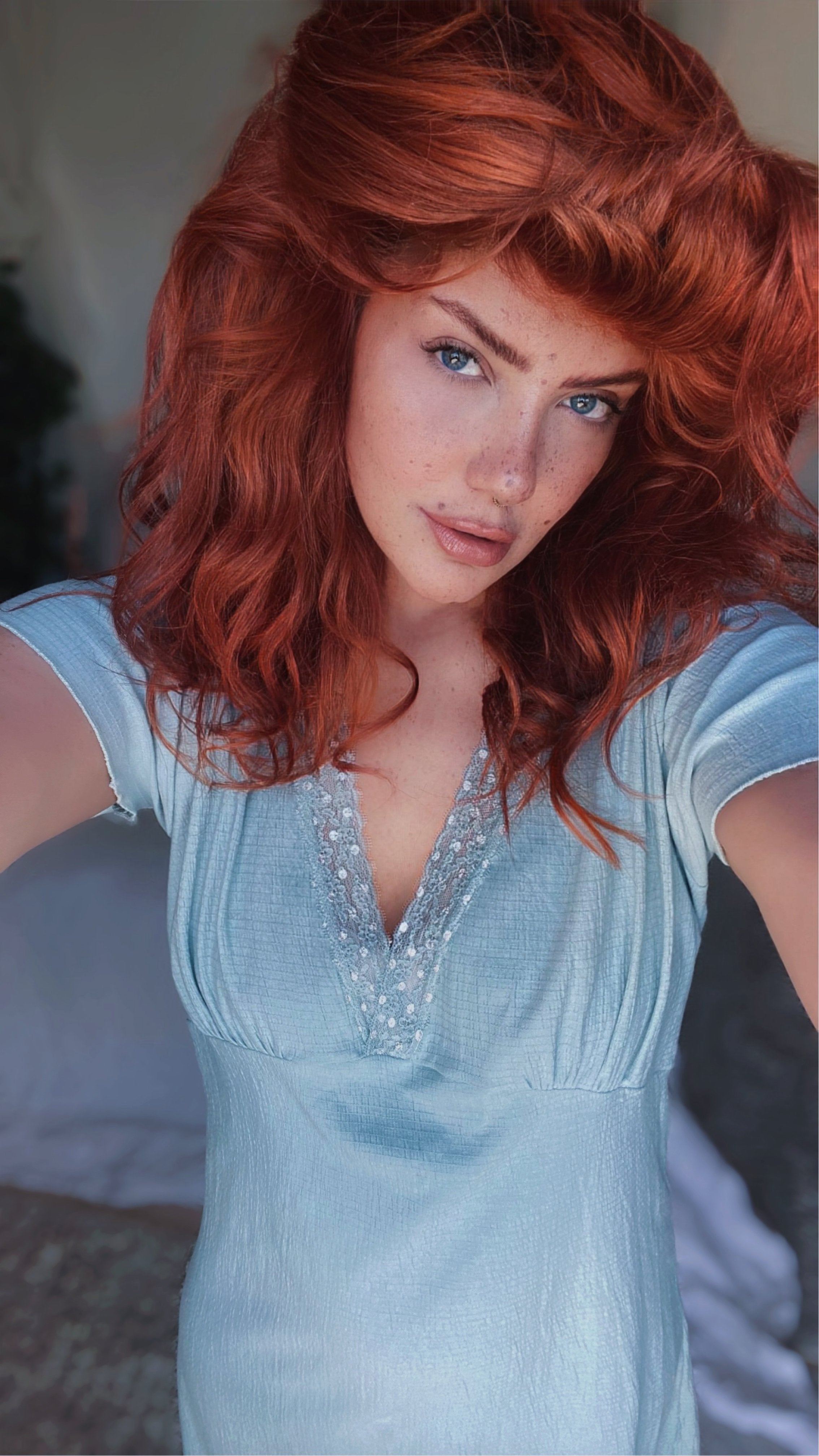 Turquoise Blue Nightgown